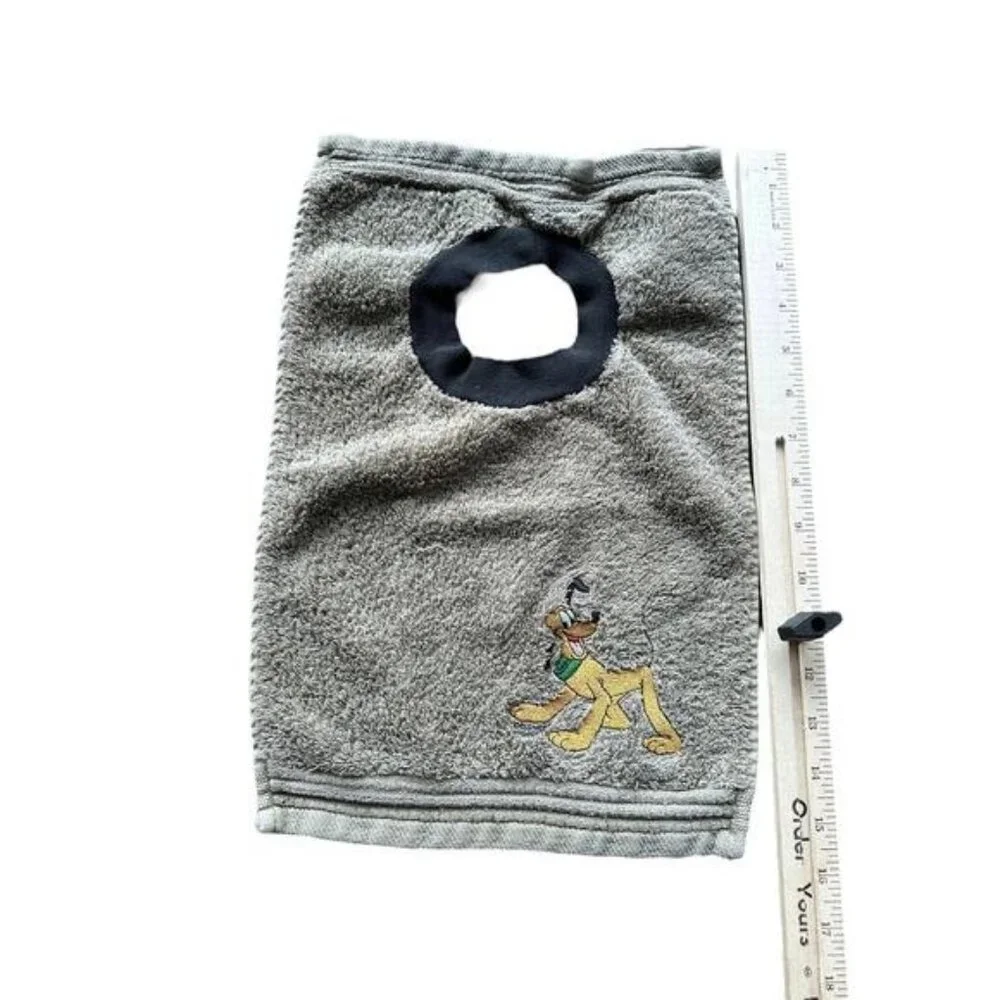 Handmade Baby Bibs Disney Embroidered Stretch Neck Goofy Pluto & Wall-E